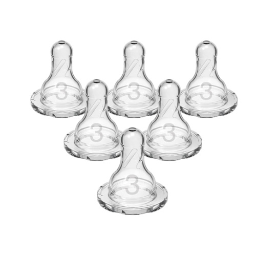 Dr. Brown's Original Nipple, Level 3 (6m+), 6 Count
