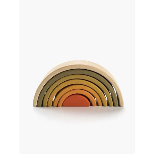 Wooden Mini Rainbow Stacker