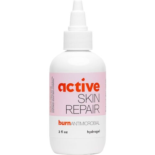 Active Skin Repair First Aid Skin Healing Burn Hydrogel - Natural, Non-Toxic, & No Sting Skin Burn Ointment with Hypochlorus Acid for Immediate Pain Relief, HSA/FSA Eligible, 3 oz