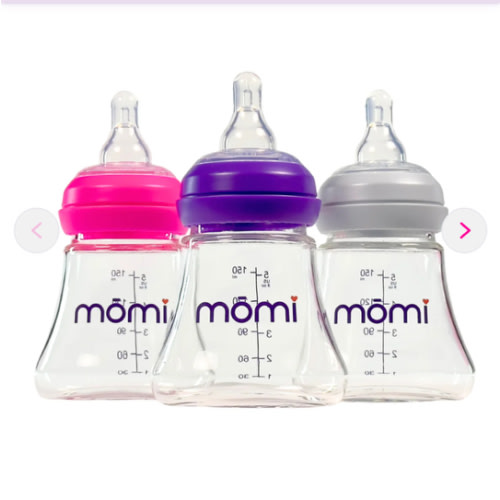 Glass Baby Bottle Sets: Natural Feeding Solution | mōmi 🤱🍼