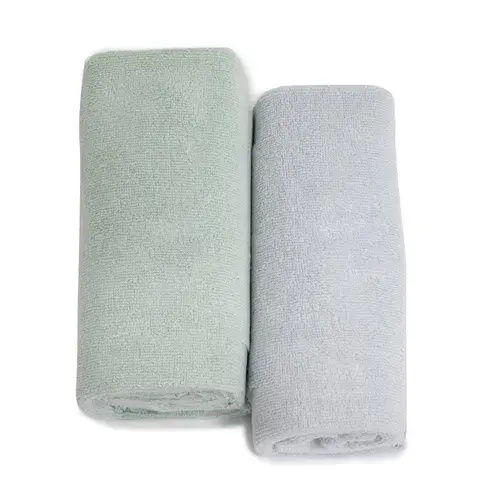 Bubba Nordic Bath Towel Sky/Mint | Baby Bunting AU