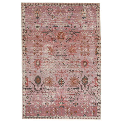 Gagliano Floral Pink Indoor / Outdoor Area Rug
