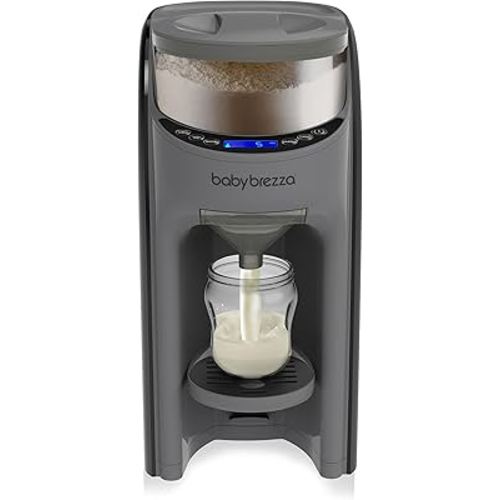 Baby Brezza Formula Pro Advanced Formula Dispenser Machine - Automatically Mix a Warm Formula Bottle Instantly - Easily Make Bottle with Automatic Powder Blending, Charcoal