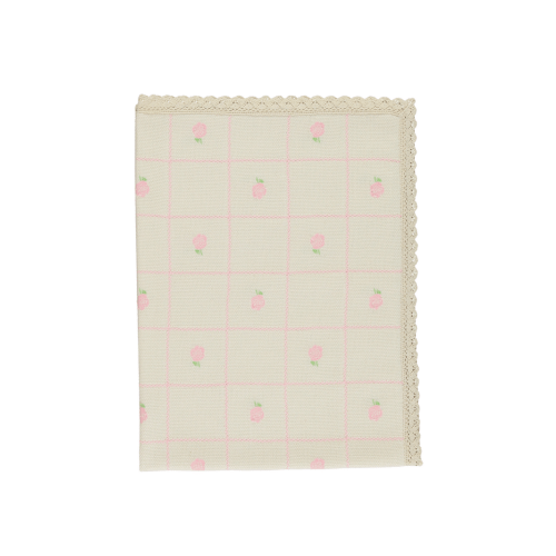 Rosie Lace Trim Jacquard Blanket