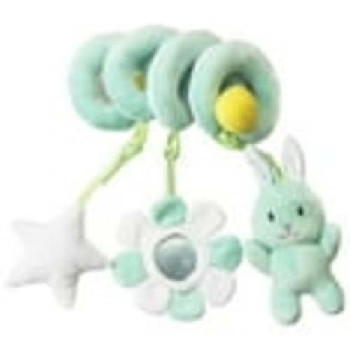 CNKOO Baby Car Seat Toys, Infant Activity Spiral Plush Toys Hanging Stroller Toys for Baby with Musical Sheep Rattles Owl Ladybird with Distorting Mirror