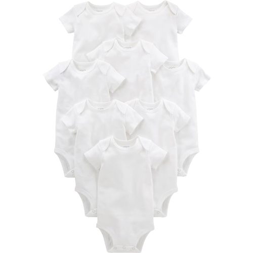 6-9 Months Simple Joys by Carter's unisex-baby 8-pack Short-sleeve Bodysuit