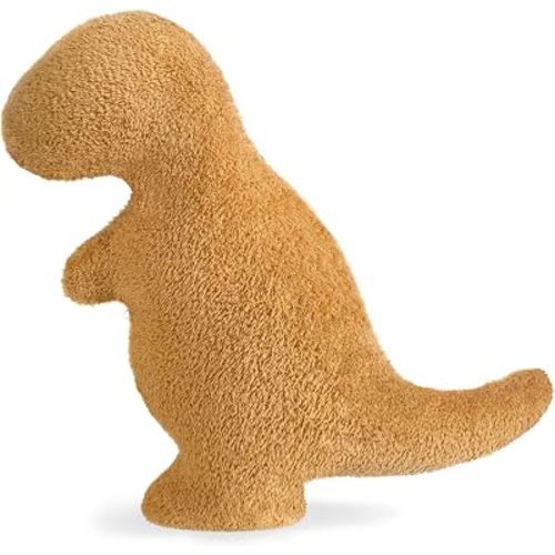 Dino Nugget Pillow Plush, Dinosaur Chicken Plush Nuggets Pillow Funny Birthday Gifts for Boys Girls, Dinosaur Gifts for Teens Kids Adults, Funny Stuffed Animals Plush Toy Pillows (Small, Tyran Rex)