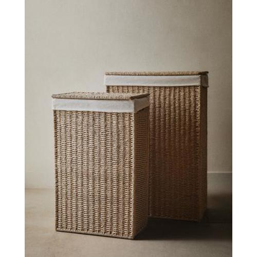 FABRIC-LINED LAUNDRY HAMPER | Zara Home United States of America