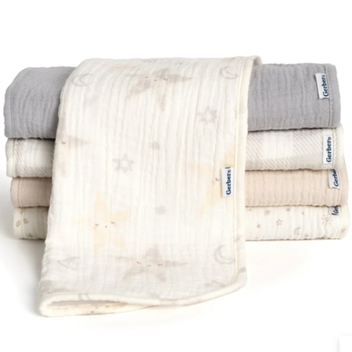 5-Pack Baby Neutral Stars Muslin Burp Cloths – Gerber Childrenswear
