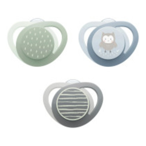 NUK Orthodontic Pacifier, Neutral, 0-6 Months, 3-Pac