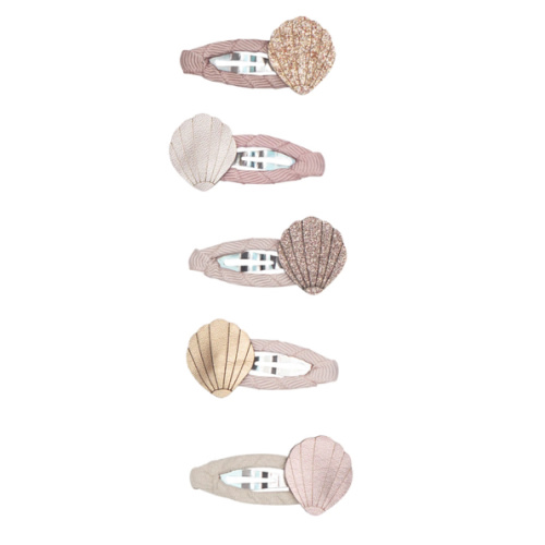 Mini Shell Clips, 5-Pack of Clips
