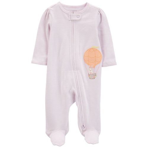 Baby Hot Air Balloon Bunny 2-Way Zip Cotton Sleep & Play - Carter's | Carter's