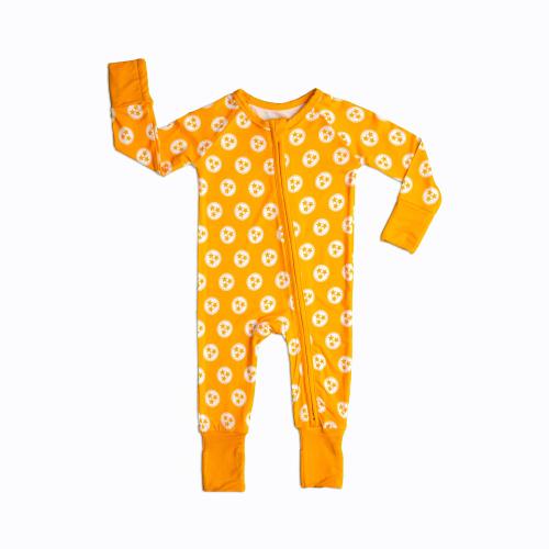 Tennessee Tristar Bamboo Zip Up Baby Pajamas