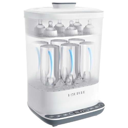 HAUTURE Bottle Sterilizer and Dryer, 6-in-1 Electric Steam Sterilizer for Baby Bottles & Accessories