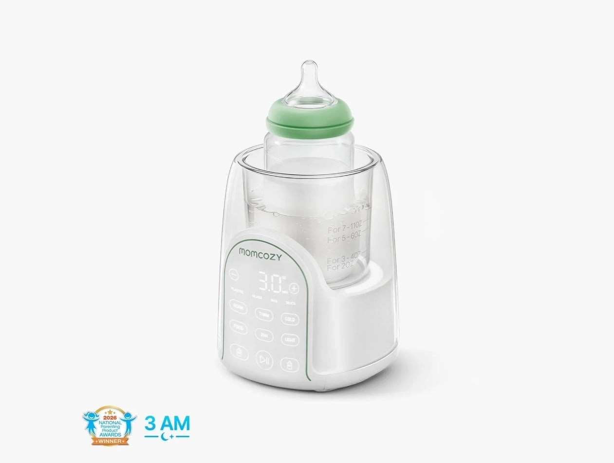 Momcozy NightPro Baby Bottle Warmer- Night Feeding