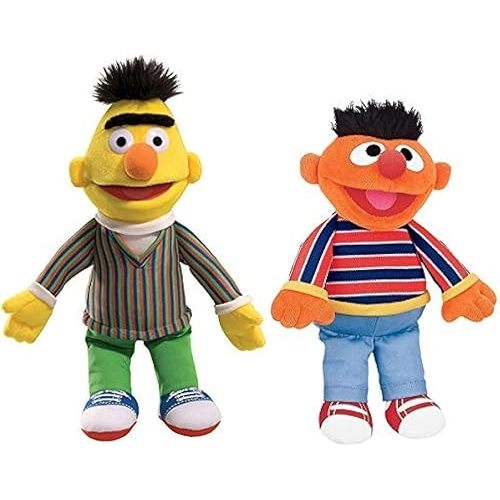 GUND Sesame Street Plush Animal Duo Pack, Bert/Ernie 14 inch