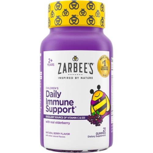 Zarbee's Elderberry Gummies for Kids with Vitamin C; Zinc & Elderberry