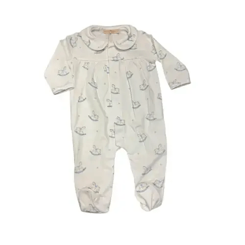 Blue Rocking Horse Footie