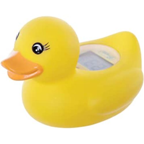 Dreambaby Baby Bath & Room Thermometer - Floating Toy Temperature Safety Monitor - Yellow Duck