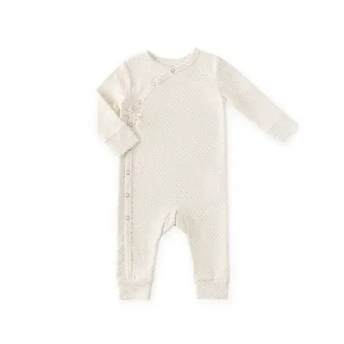 Pehr Kimono Romper [Newborn, Pin Dot Peony]