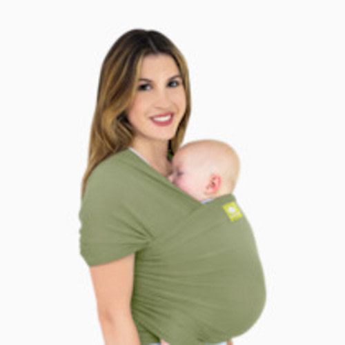 KeaBabies Baby Wrap Carrier - All in 1 Original Baby Carrier Newborn to Toddler Sling, Easy to Wear, Hands Free Bonding, Lightweight, Breathable Infant Wraps (Dusty Olive)