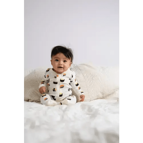 One-Piece Baby Pajamas Sushi