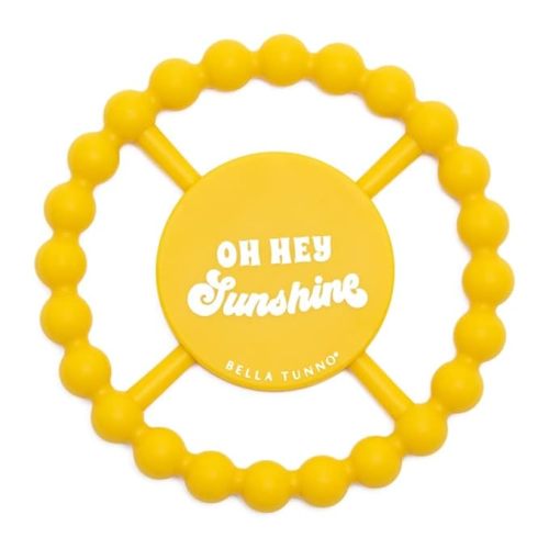 Baby Teether by Bella Tunno, Silicone Teethers for Babies 3-6 months, 6-12 months, Baby Toys, Pacifier, Teething Relief, Boys, Girls, Oh Hey Sunshine