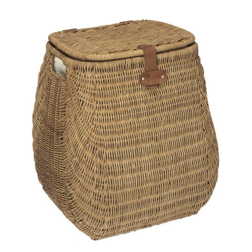Bayou Breeze Bulging Wicker Laundry Hamper & Reviews | Wayfair