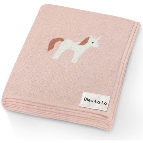 Bleu La La 100% Luxury Cotton Soft Knit Swaddle Baby Blanket For Blanket For Newborns And Infants Boys And Girls - Rainbow - Taupe