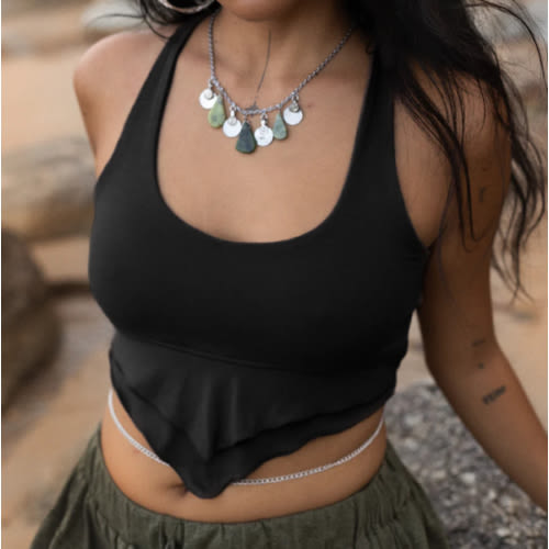 Crop Top Aluna Black