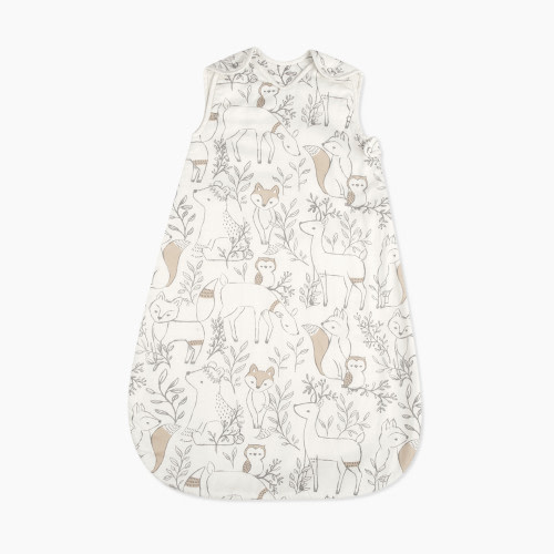 Crane Baby Cotton Sateen Wearable Blanket - Ezra Forest, 0-9 M