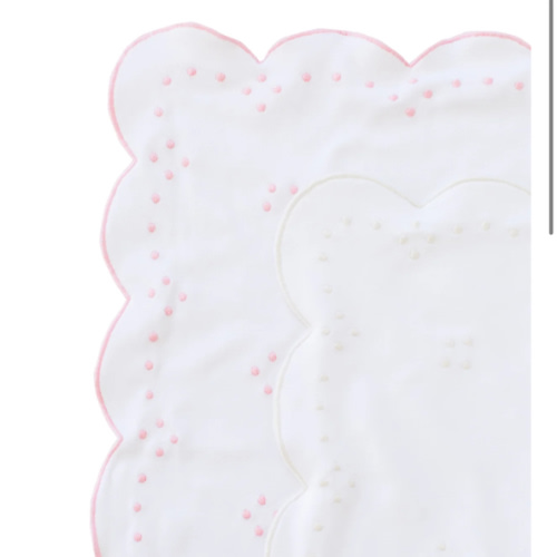 Scalloped Receiving Blanket