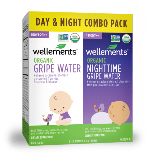 Wellements® Organic Gripe Water Combo - Ease Tummy Discomfort & Gas