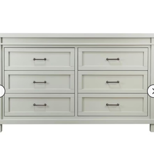 Baby Appleseed Rowan 6-Drawer Double Dresser in Sage