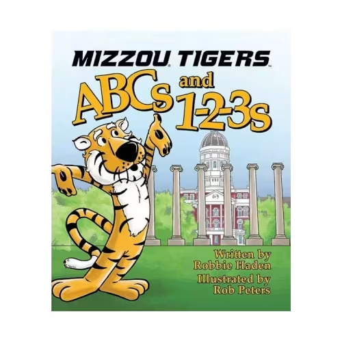 Missouri Tigers White Mizzou Tigers ABCs and 123s Children's Book - 628146246