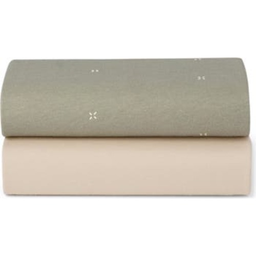 Pack of 2 Assorted Crib Sheets