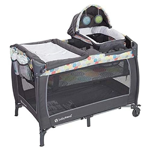 baby Trend Lil' Snooze™ Deluxe II Nursery Center® Playard, Funfetti