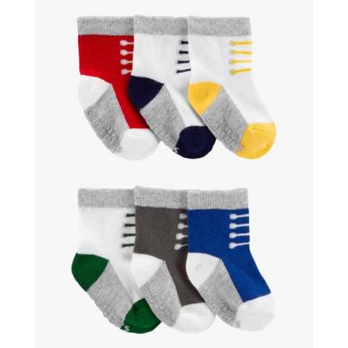 Baby 6-Pack Sneaker Booties - Carter's | Carter's