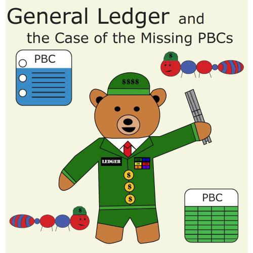General Ledger and the Case of the Missing PBCs Accounting Children's Board Book