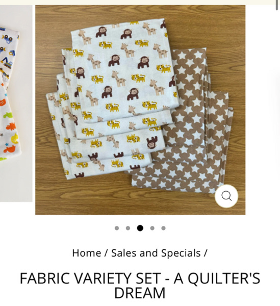 Fabric Variety Set - A Quilter's Dream