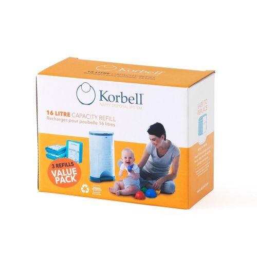 Korbell Nappy Disposal Refill 3 Pack