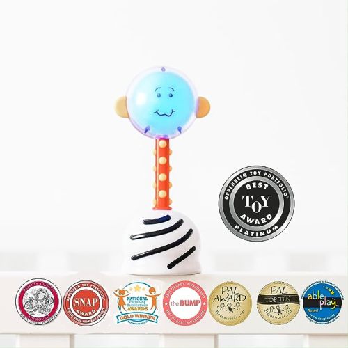 SmartNoggin NogginStik Developmental Light-Up Rattle for Infants up to 12 months