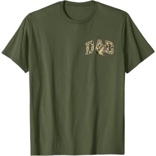 Greenhead Dad Mallard Duck Hunting Camo Waterfowl Season T-Shirt