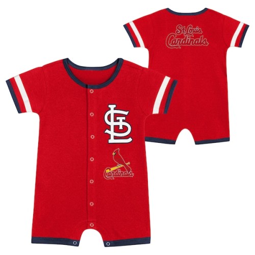 Infant St. Louis Cardinals Red Double Hit Coverall 2-Piece Set
