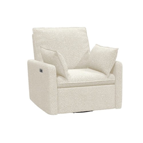 Paxton Pillow Manual & Power Swivel Recliner