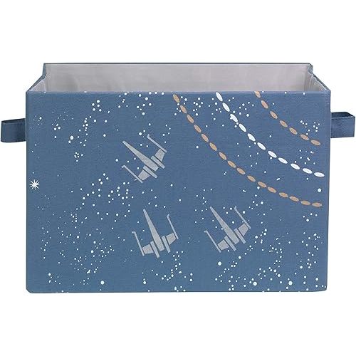 Lambs & Ivy Star Wars Galaxy Foldable/Collapsible Storage Bin/Basket Organizer