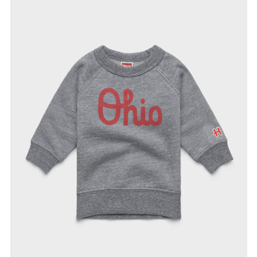Baby Script Ohio Crewneck | Ohio State Baby Sweatshirt – HOMAGE