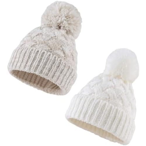 Knit Toddler Girl Winter Hat Autumn Baby Boy Beanie Twist Infant Beanies Kids Hats with Pompom