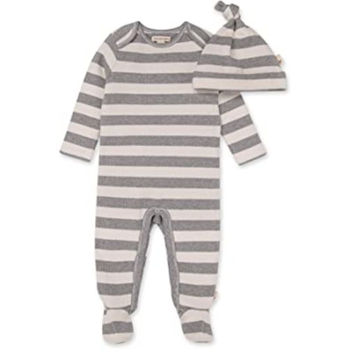 Burt's Bees Baby baby-boys Romper Jumpsuit, 100% Organic Cotton One-piece Short Sleeve Shortall, Long Sleeve Coverall
