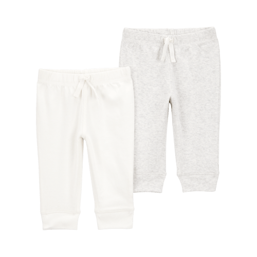 Baby 2-Pack Pull-On Pants - Ivory - Carter's | Carter's